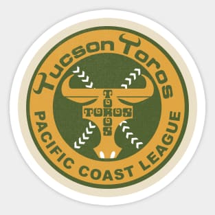 Original Tucson Toros Minor League Baseball 1975 Sticker